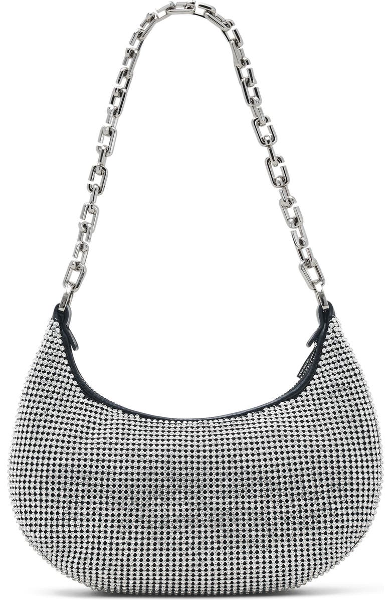 Marc Jacobs The Rhinestone Small Curve Bag, Alternate, color,