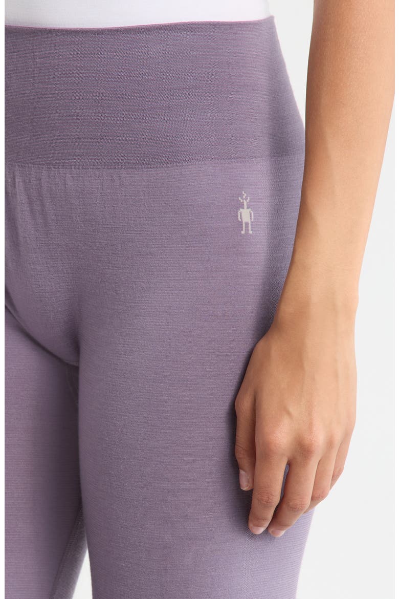 Intraknit All Season Merino Wool Blend Base Layer Leggings, Alternate, color, PURPLE STORM