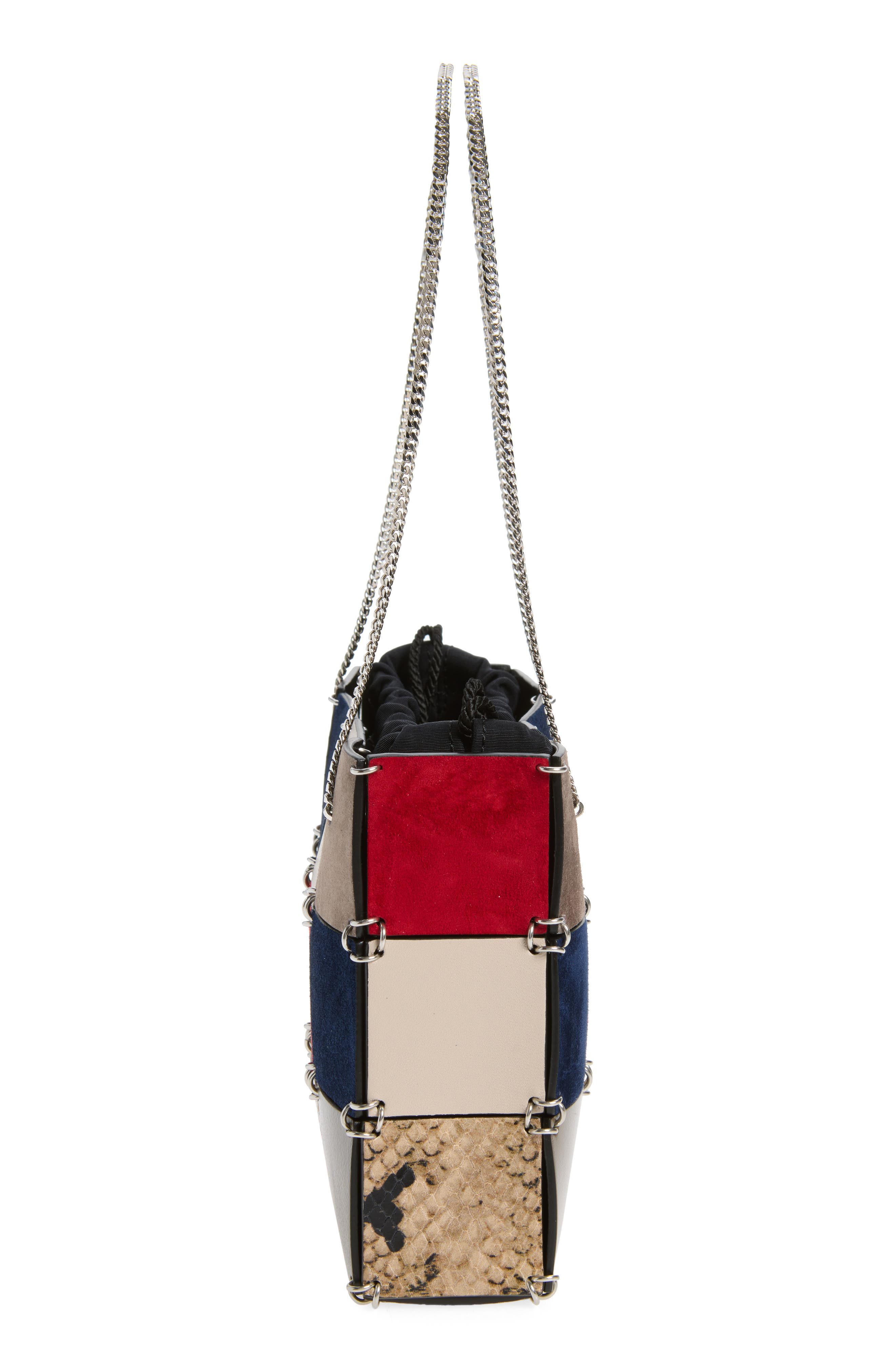 Mini Emma Patchwork Tote, Alternate, color, RUBY MULTI