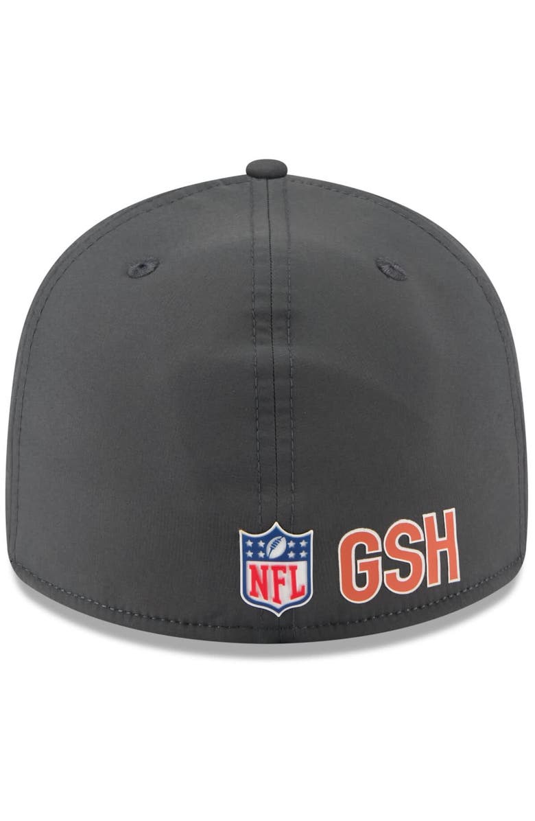 New Era Men's New Era Charcoal Chicago Bears 2025 Sideline Cold Weather Retro Crown 59FIFTY Fitted Hat, Alternate, color, Charcoal