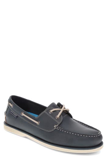 Dockers Mens Dennison Genuine Leather Dress Casual Boat Shoe In Navy