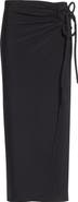 Max Mara Beachwear Ruched Jersey Wrap Skirt