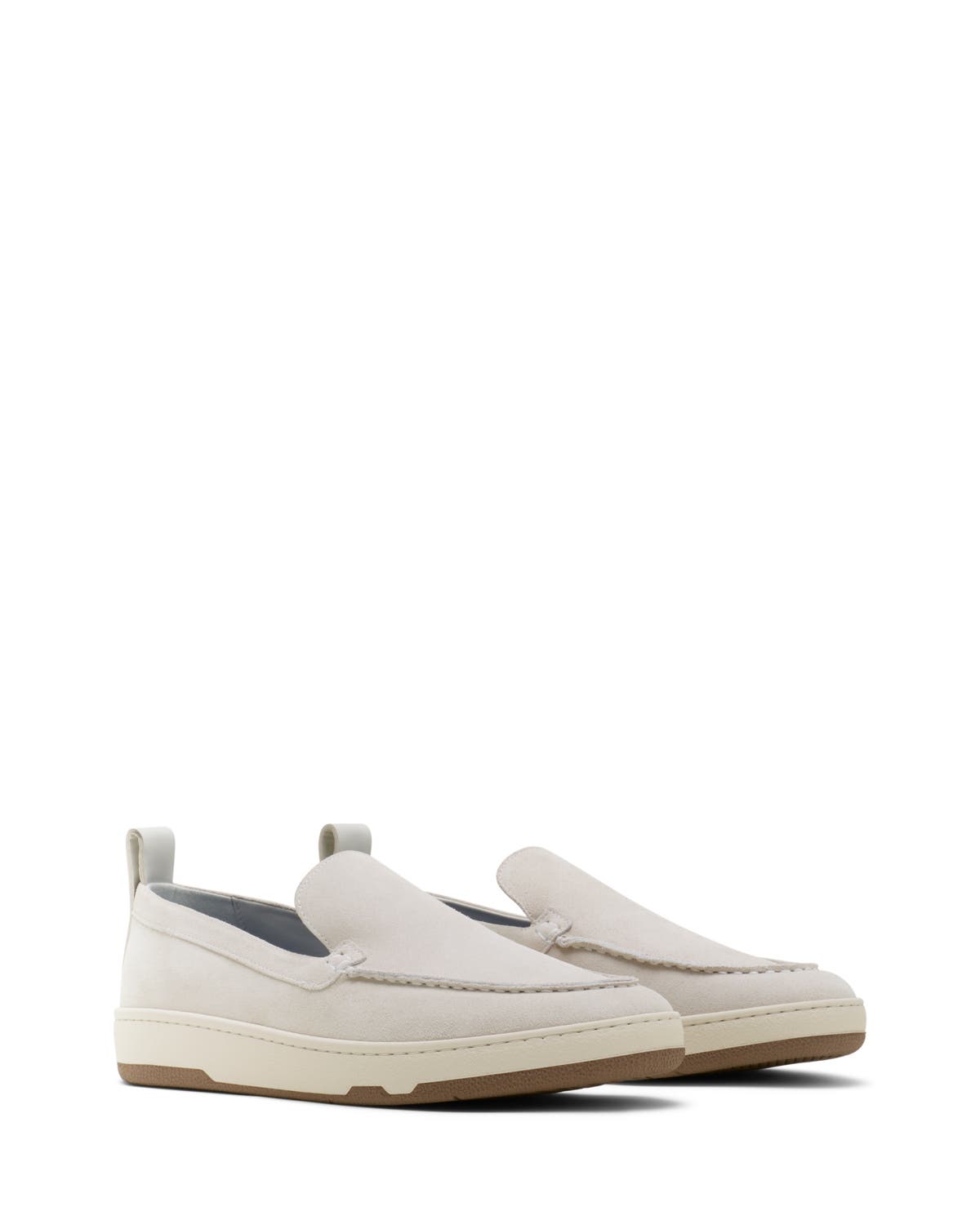 Lanvin Cruiser Moccasins In Suede, Alternate, color, Beige