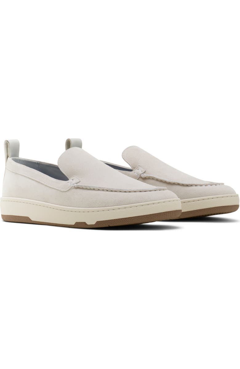 Lanvin Cruiser Moccasins In Suede, Alternate, color, Beige