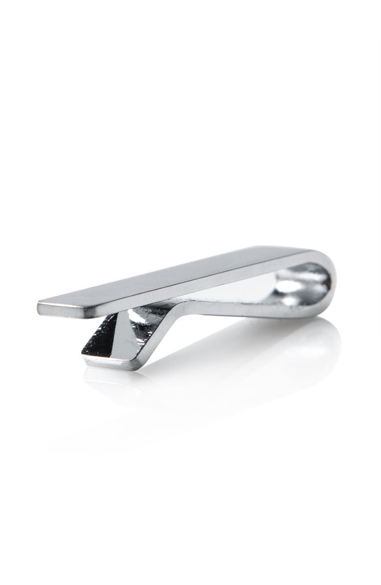 Brooklyn Brigade Men's Solid Tie Clip, Alternate, color, Silver
