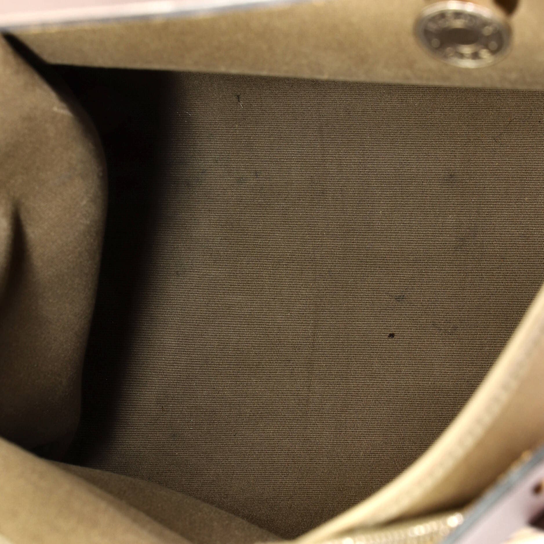 Pre-Owned Hermes Herbag Zip Leather and Toile 39, Alternate, color, Etoupe