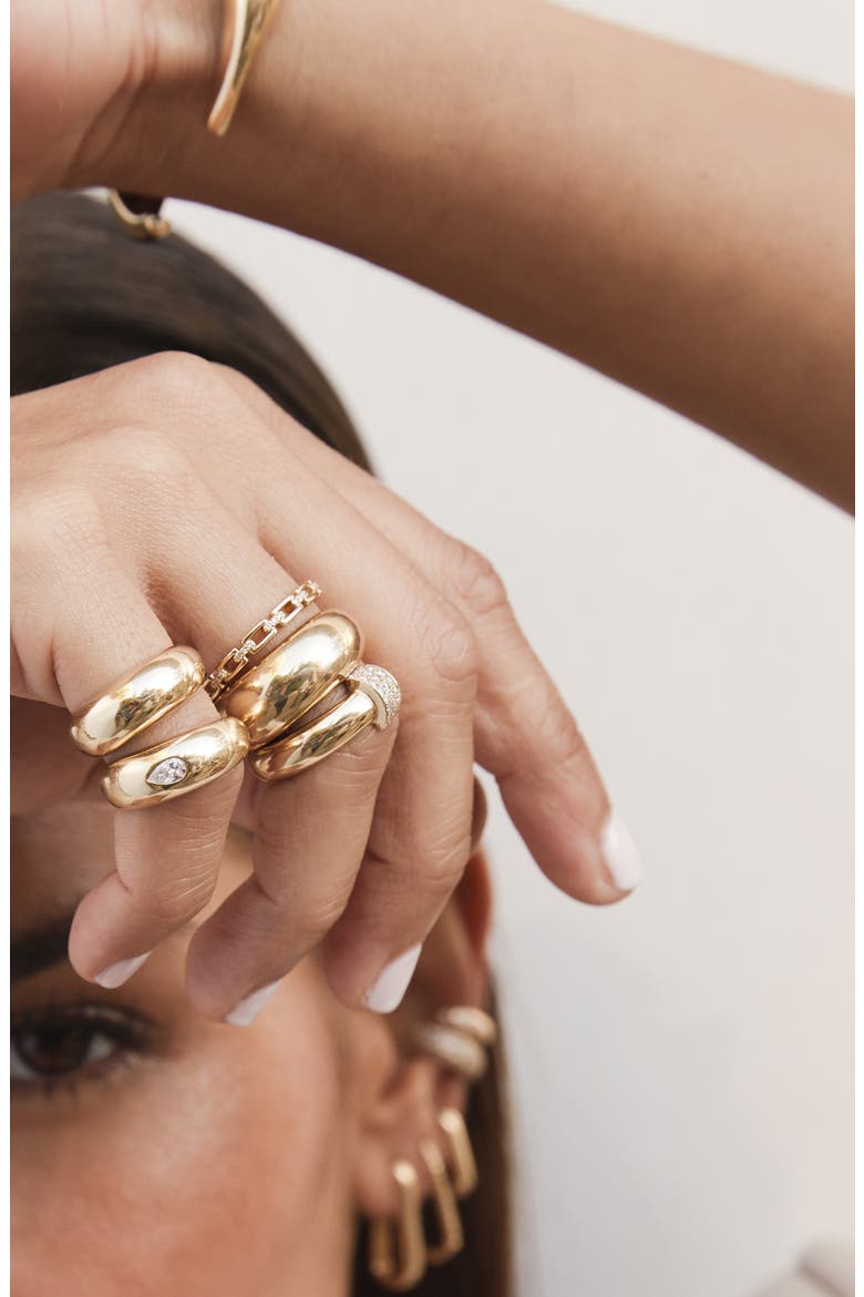 Medium Aura Ring, Alternate, color, YELLOW GOLD