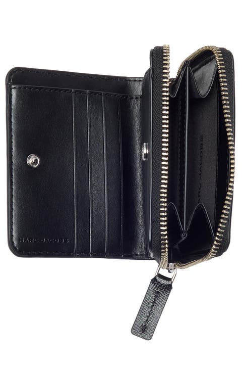 Saffiano Groove Mini Compact Wallet
