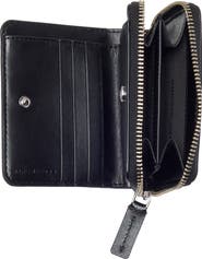Marc Jacobs Saffiano Groove Mini Compact Wallet