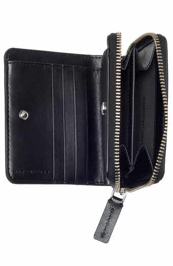 Saffiano Groove Mini Compact Wallet