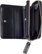 Marc Jacobs Saffiano Groove Mini Compact Wallet