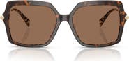 Michael Kors 55mm Square Sunglasses