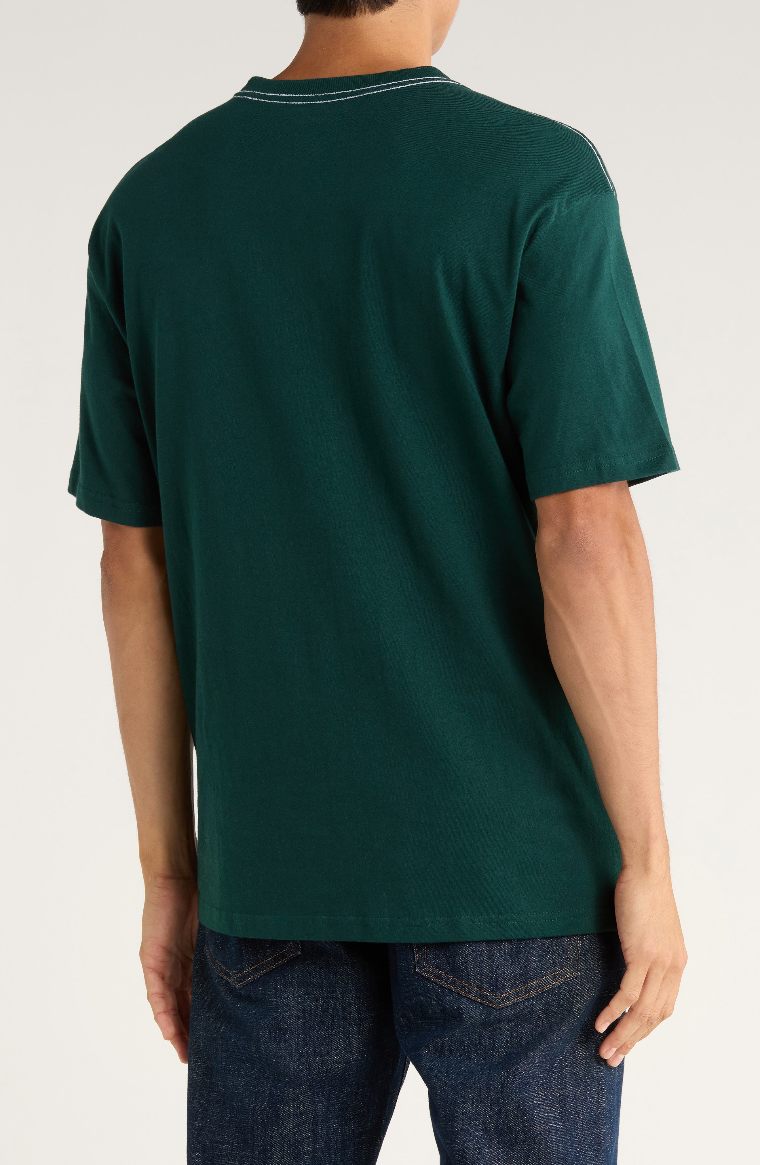 Washed Logo Boxy Graphic T-Shirt - image 2