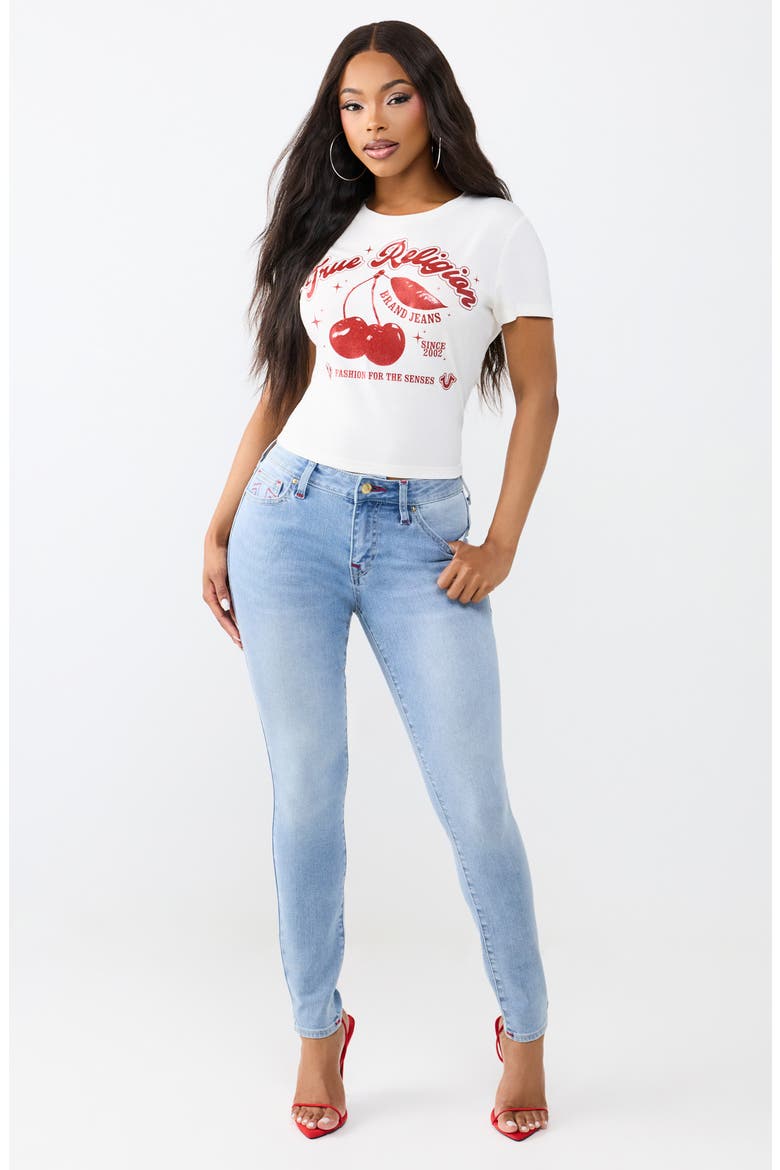 Cherry Baby Tee, Alternate, color, WINTER WHITE