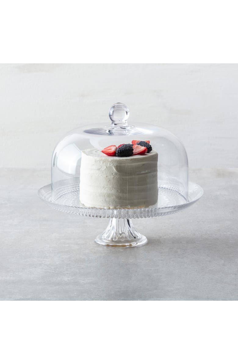 Fortessa Jupiter Domed Glass Cake Stand, Alternate, color, Clear