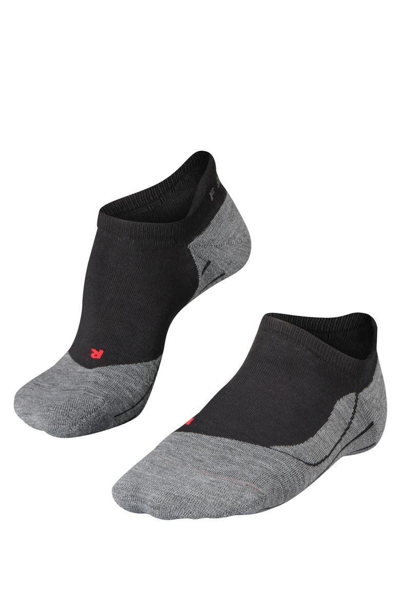 Falke RU4 Endurance No Show Running Socks, Main, color, Black-Mix