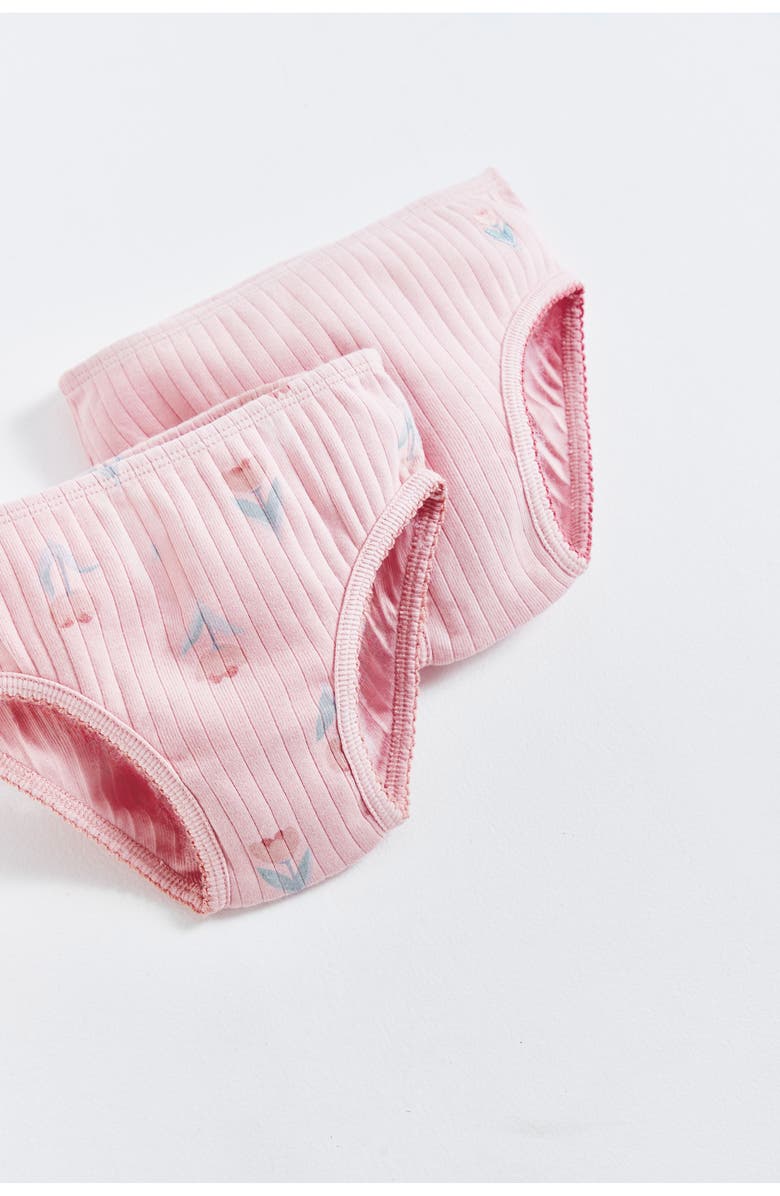 Babycottons Premium Cotton Kate Underwear 2-Pack for Toddler, Alternate, color, Pink