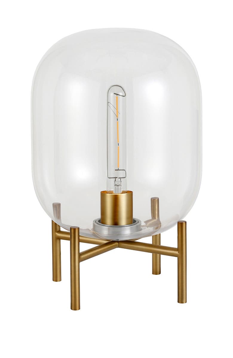 ADDISON AND LANE Edison Glass and Brass Table Lamp, Main, color, 