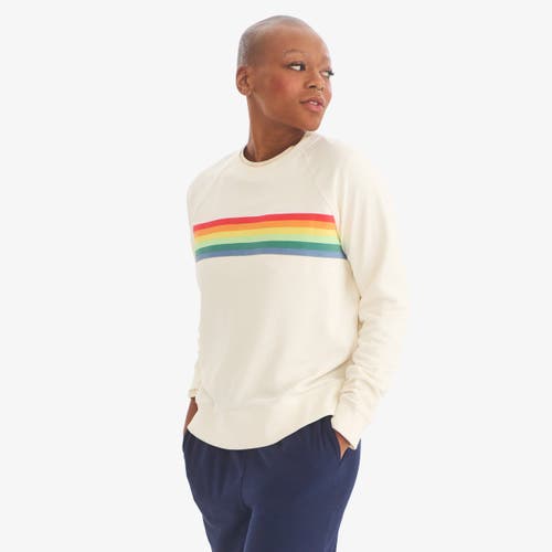 Primary Adult 24/7 Banner Stripe Sweatshirt In Neutral