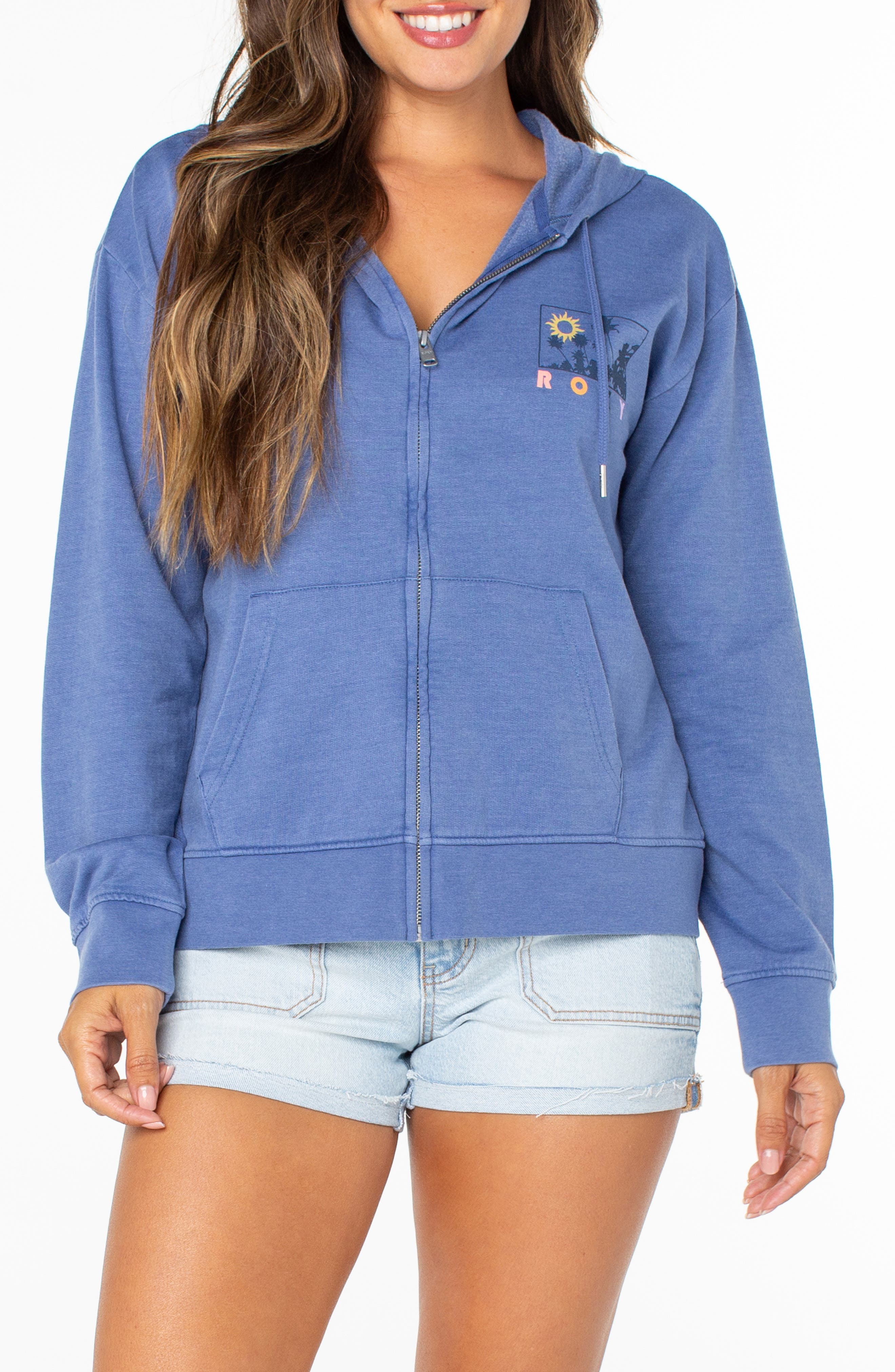 Roxy Sweet Rhythm Graphic Zip Hoodie