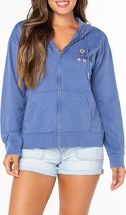 Roxy Sweet Rhythm Graphic Zip Hoodie