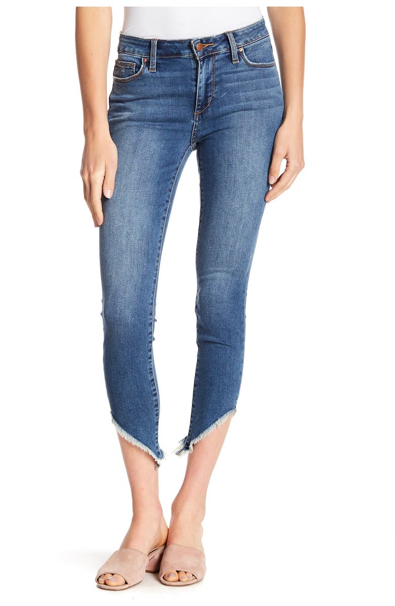 Joe's Icon Frayed Hem Ankle Skinny Jeans, Alternate, color, Ophelia