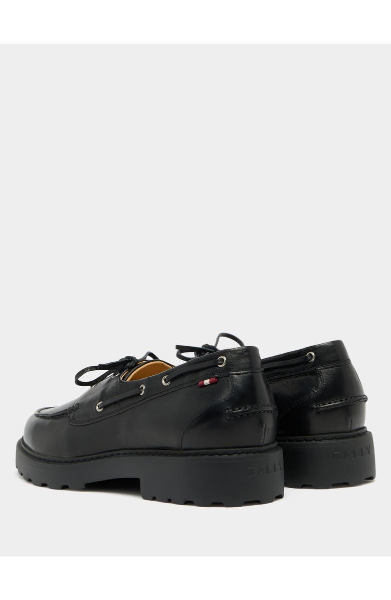 Bally Gusto Derby in Leather, Alternate, color, Black