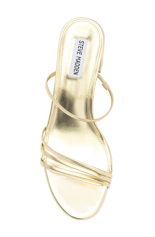 Steve Madden Miari Slide Sandal In Gold
