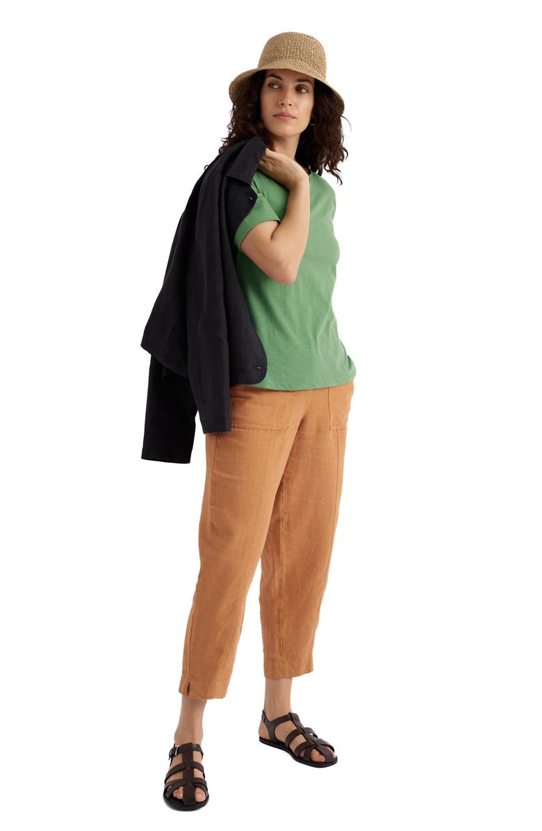 Seasalt Cornwall Bryher View Organic Cotton T-Shirt, Alternate, color, Dried Basil