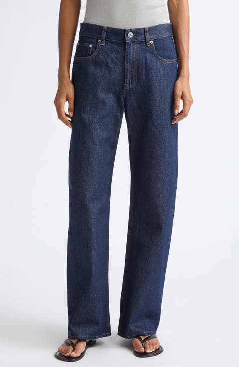 Saddle Wide Leg Jeans