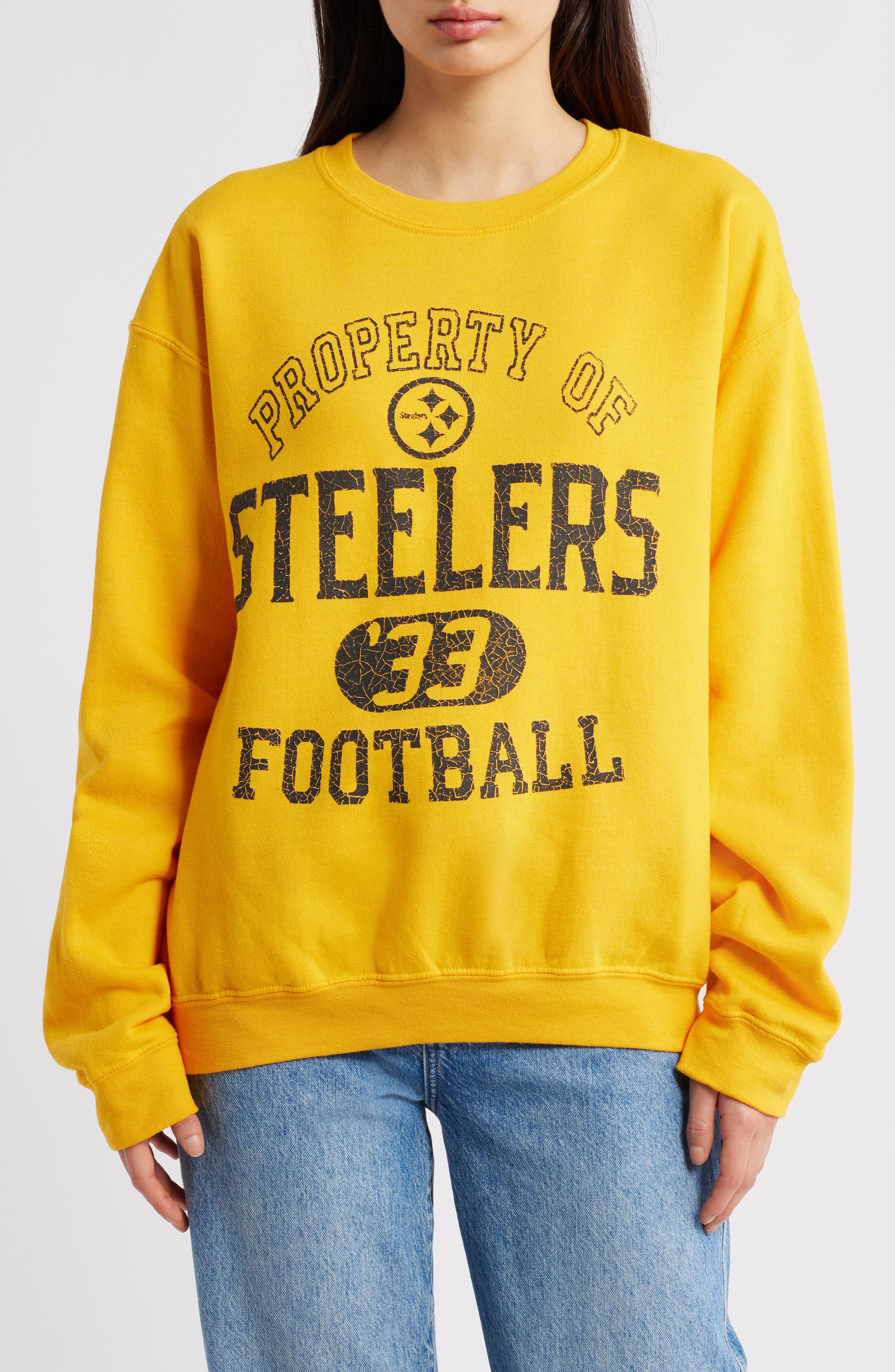 Junk Food NFL Steelers Property Graphic Sweatshirt