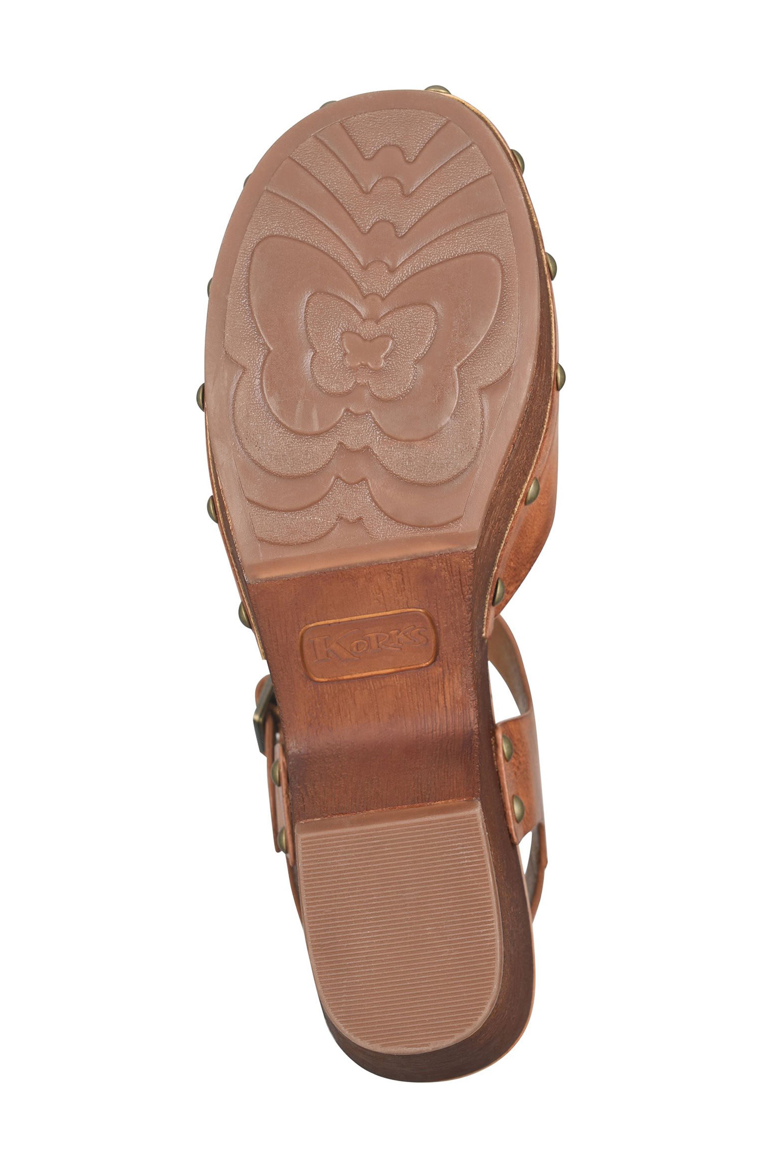 Lapra Platform Clog, Alternate, color, DARK TAN