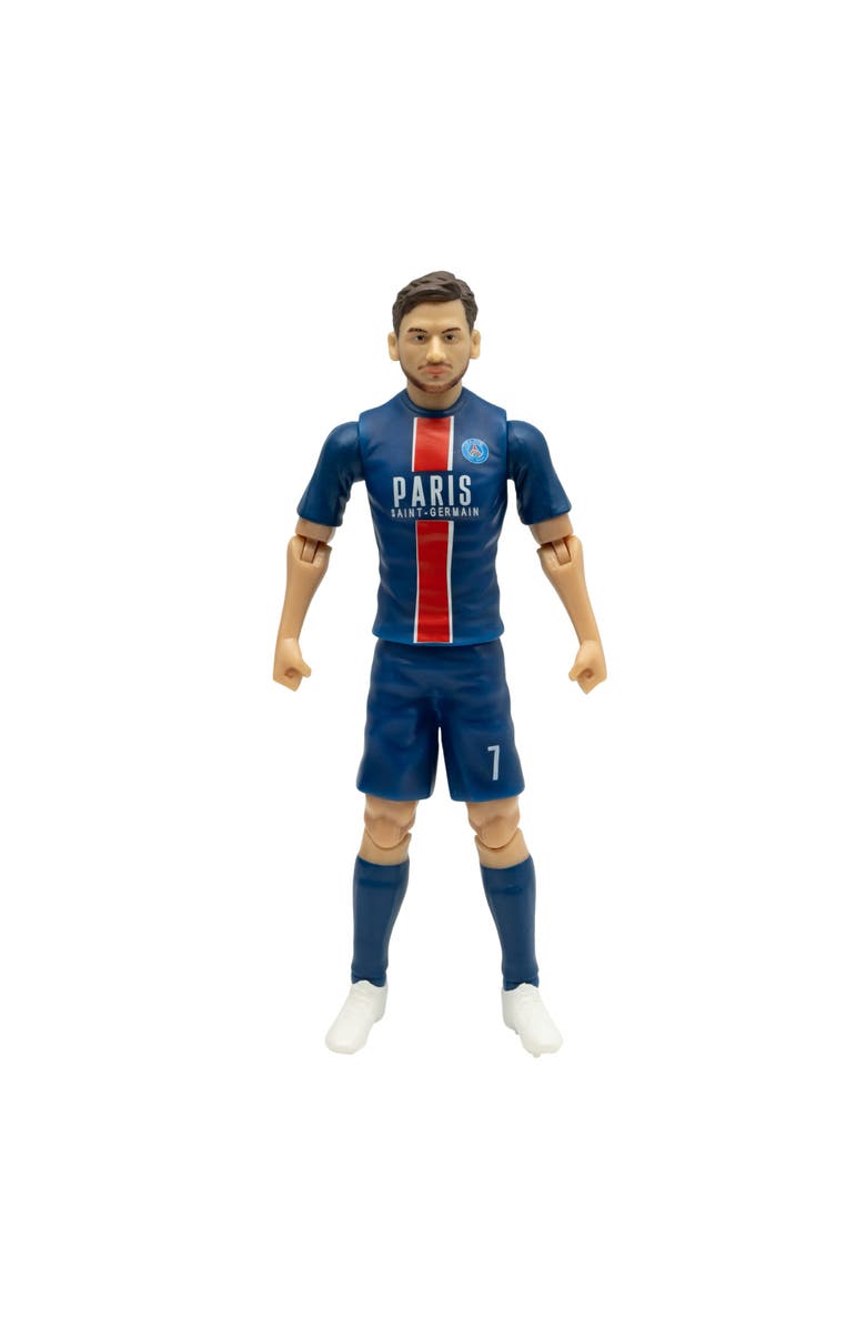 Banbo Toys Sockers Paris Saint-Germain Khvicha Kvaratskhelia 8" Soccer Action Figure, Main, color, Blue