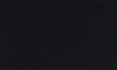 Shop Sacai Mixed Media Knit & Poplin Dress In Navy/blue Stripe