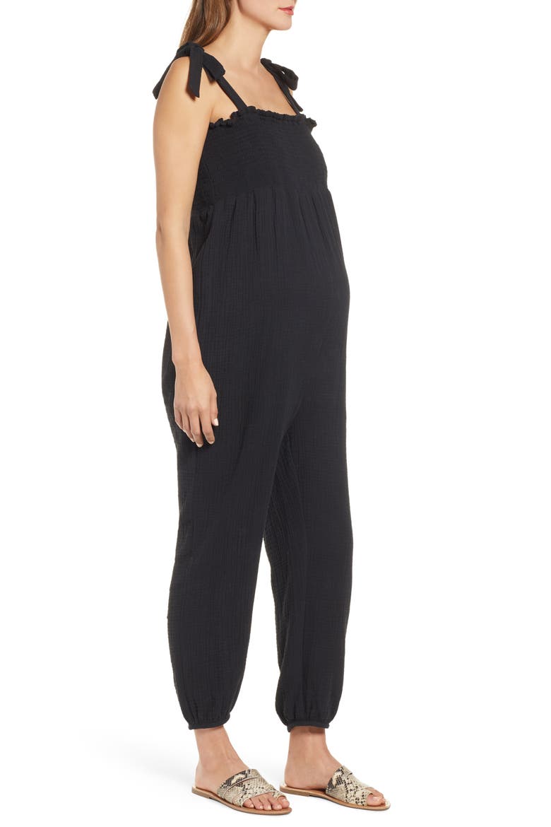 Jojo Jumpsuit, Alternate, color, BLACK