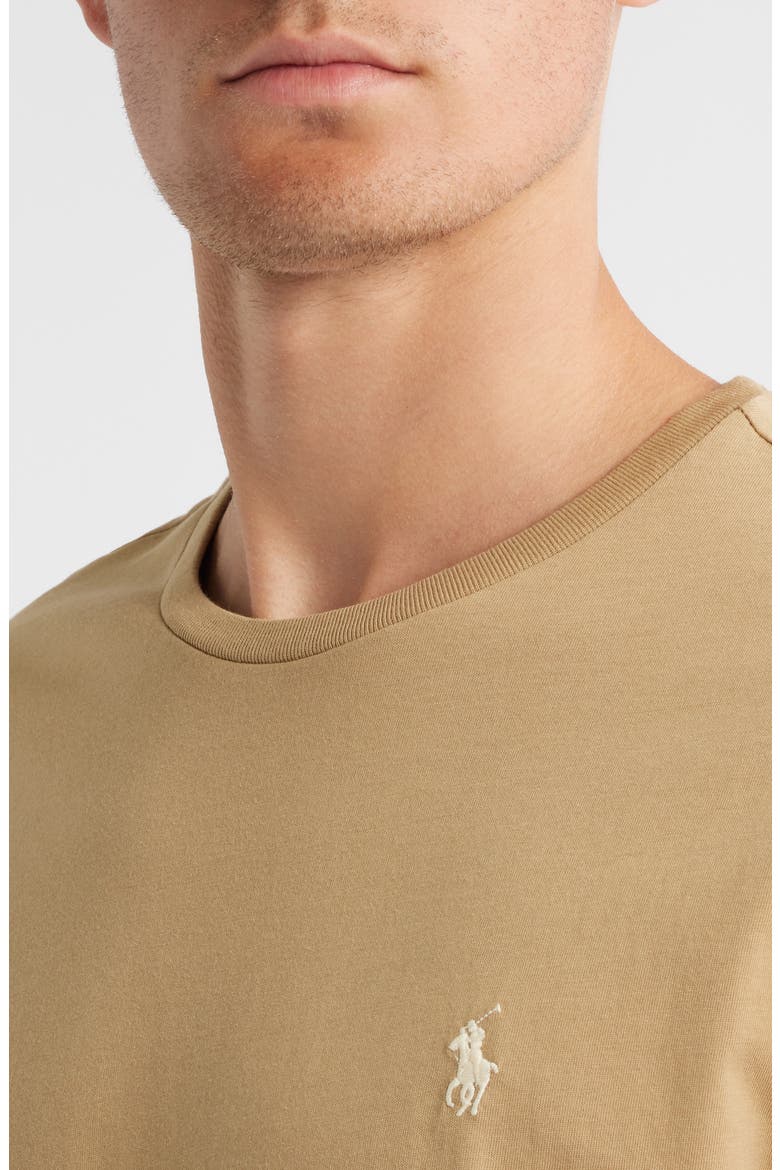 Cotton Jersey T-Shirt, Alternate, color, CAFE TAN