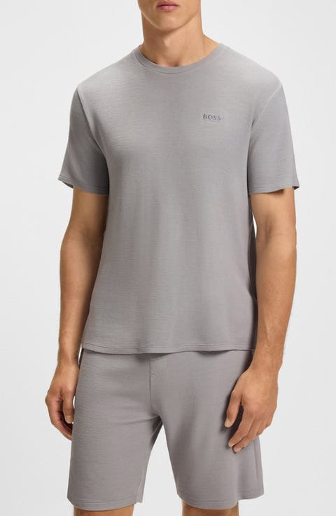 Ribbed Stretch Modal Pajama T-Shirt