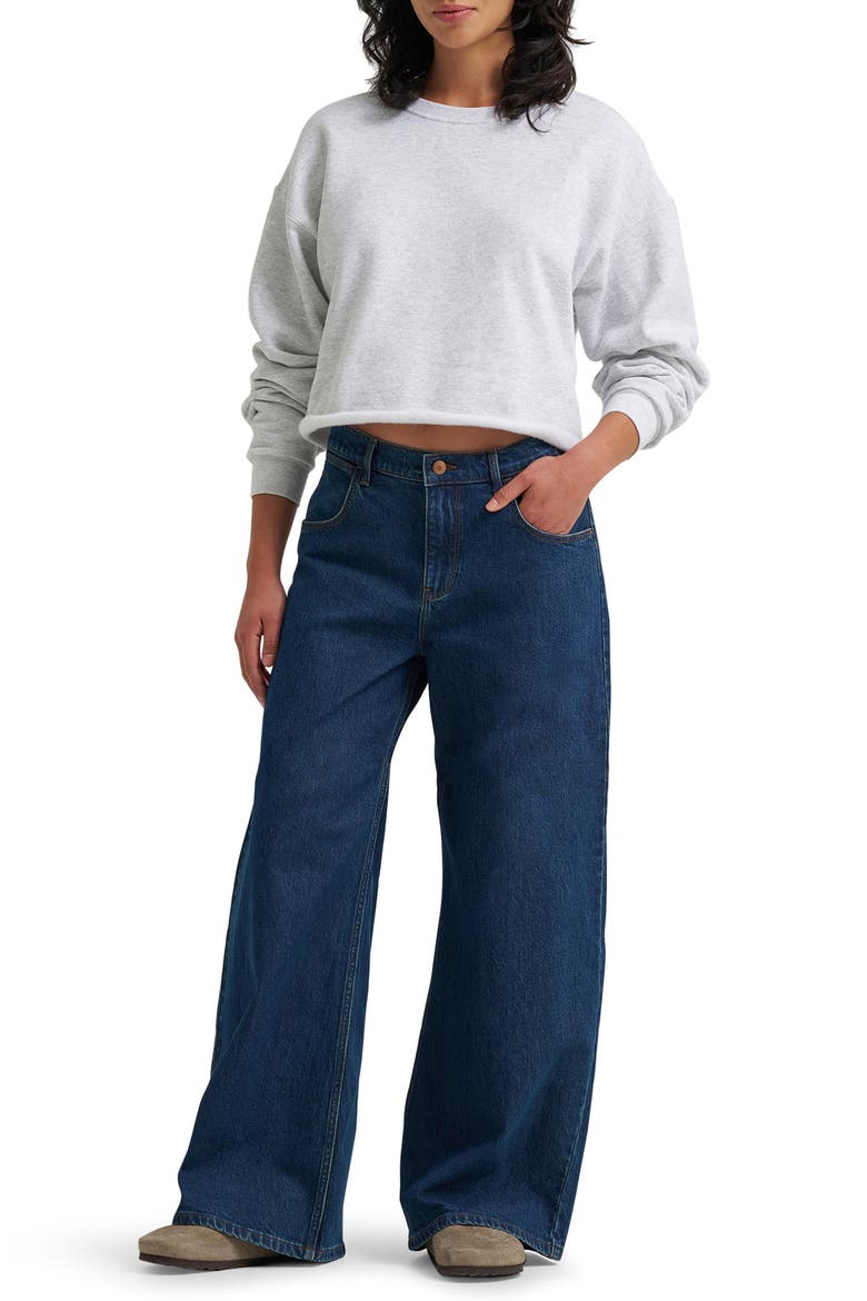 Ultra Barrel Low Rise Wide Leg Jeans, Alternate, color, STAR DUST