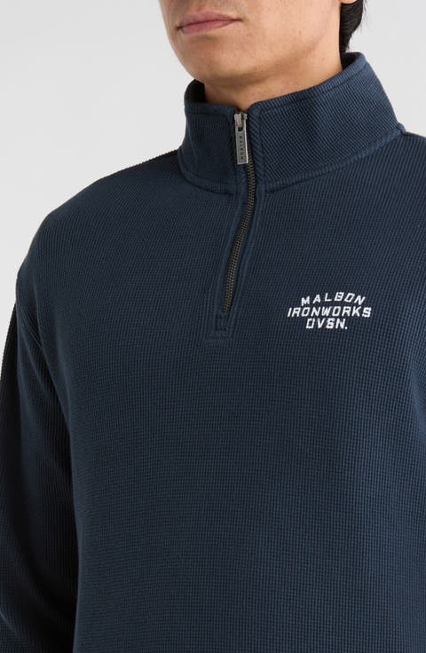 Flyer Ironworks Mid Layer Stretch Cotton Thermal Pullover