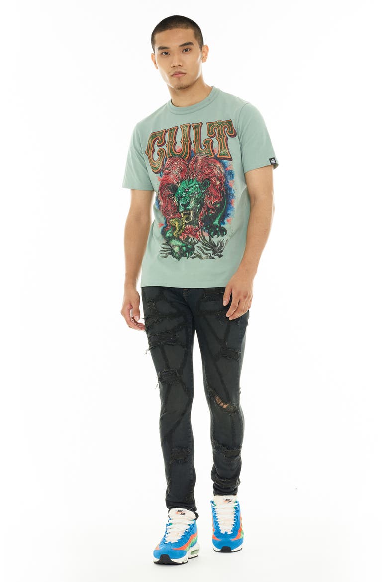 Cotton Graphic T-Shirt, Alternate, color, GRANITE GREEN
