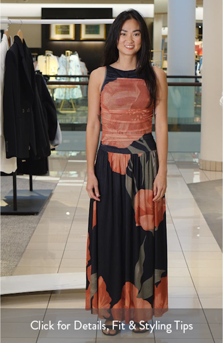 Carlin Floral Midi Dress, sales video thumbnail