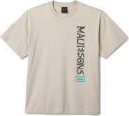 Maui & Sons Fossil Boxy Fit Cotton Graphic T-Shirt