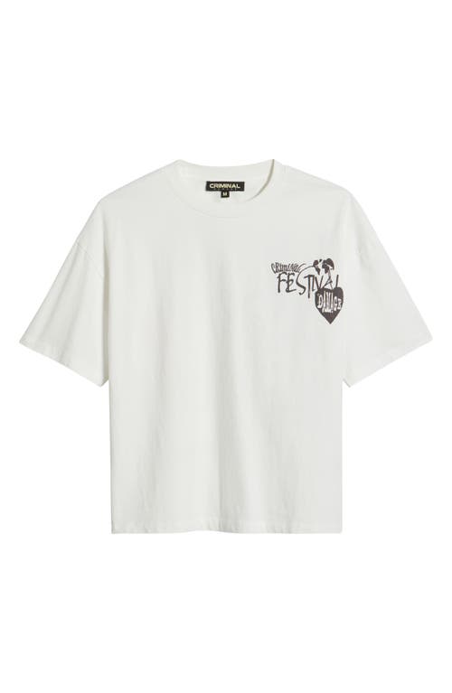 CRIMINAL DAMAGE CRIMINAL DAMAGE CD FESTIVAL GRAPHIC T-SHIRT