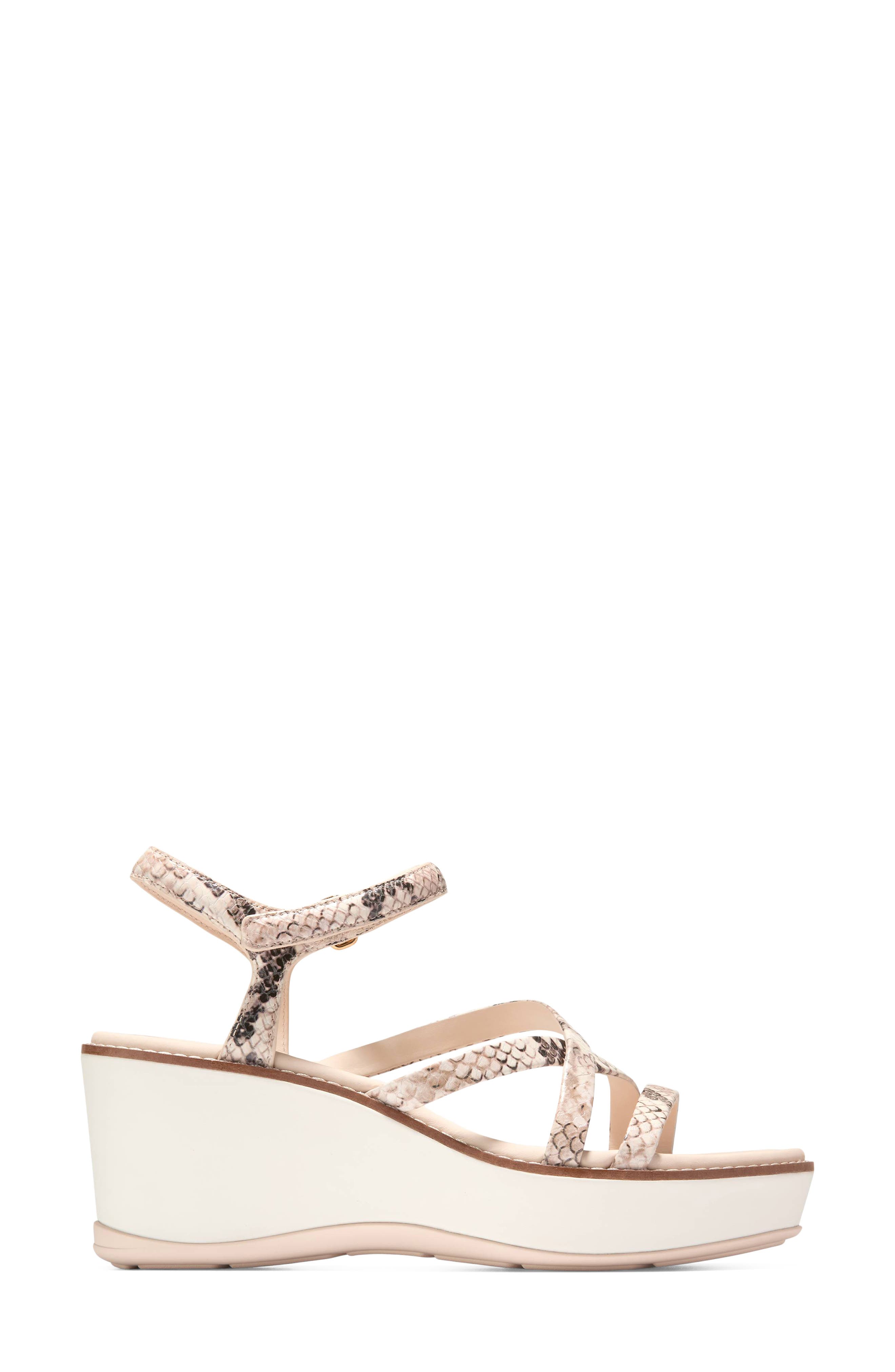 Grand Ambition Azura Strappy Sandal, Alternate, color, MOJAVE SNAKE PRINTED LEATHER