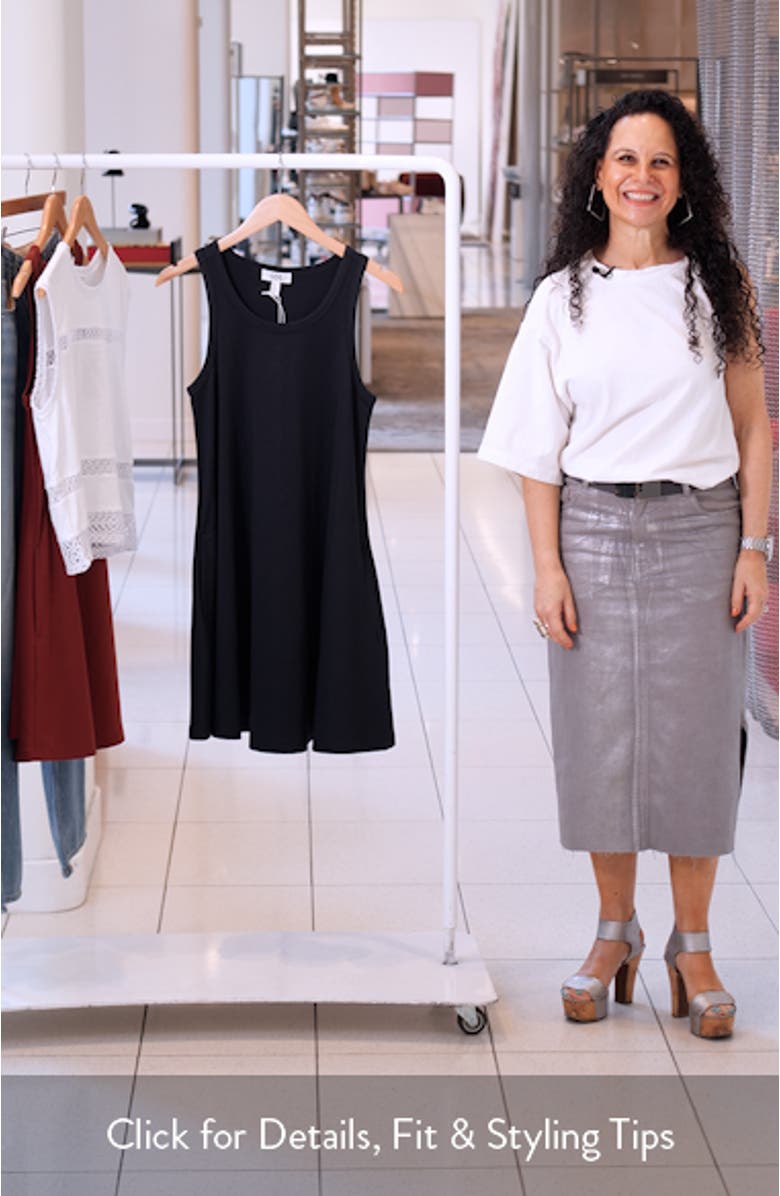 Organic Cotton Jersey A-Line Dress, sales video thumbnail