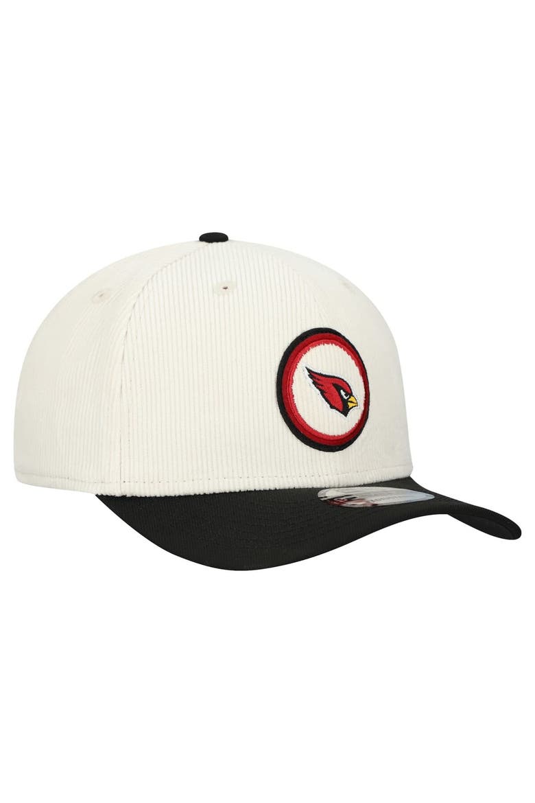 Men's New Era  Stone Arizona Cardinals  Loyal Corduroy 9SEVENTY Adjustable Hat, Alternate, color, Stone