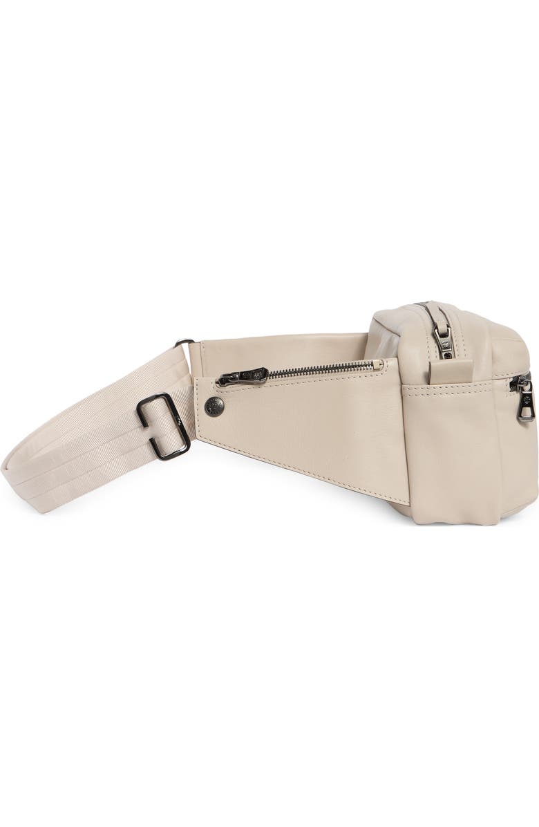 Longchamp Leather Belt Bag, Alternate, color, Clay