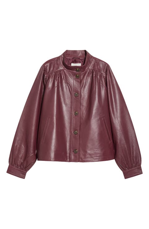 Leather Swing Jacket