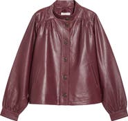 Treasure & Bond Leather Swing Jacket