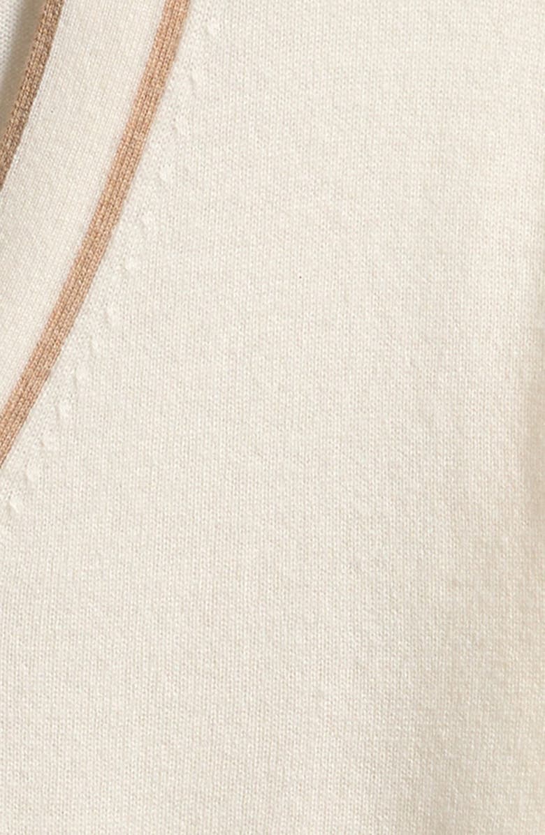 Reiss Kids' Juni Wool & Cashmere Blend Cardigan, Alternate, color, Cream